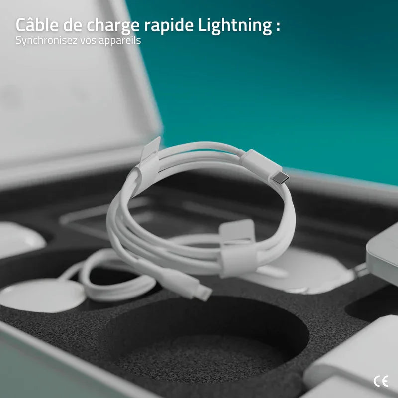 PulsedBox - câble de charge rapide Lightning inclus dans la box accessoires iPhone 6-en-1